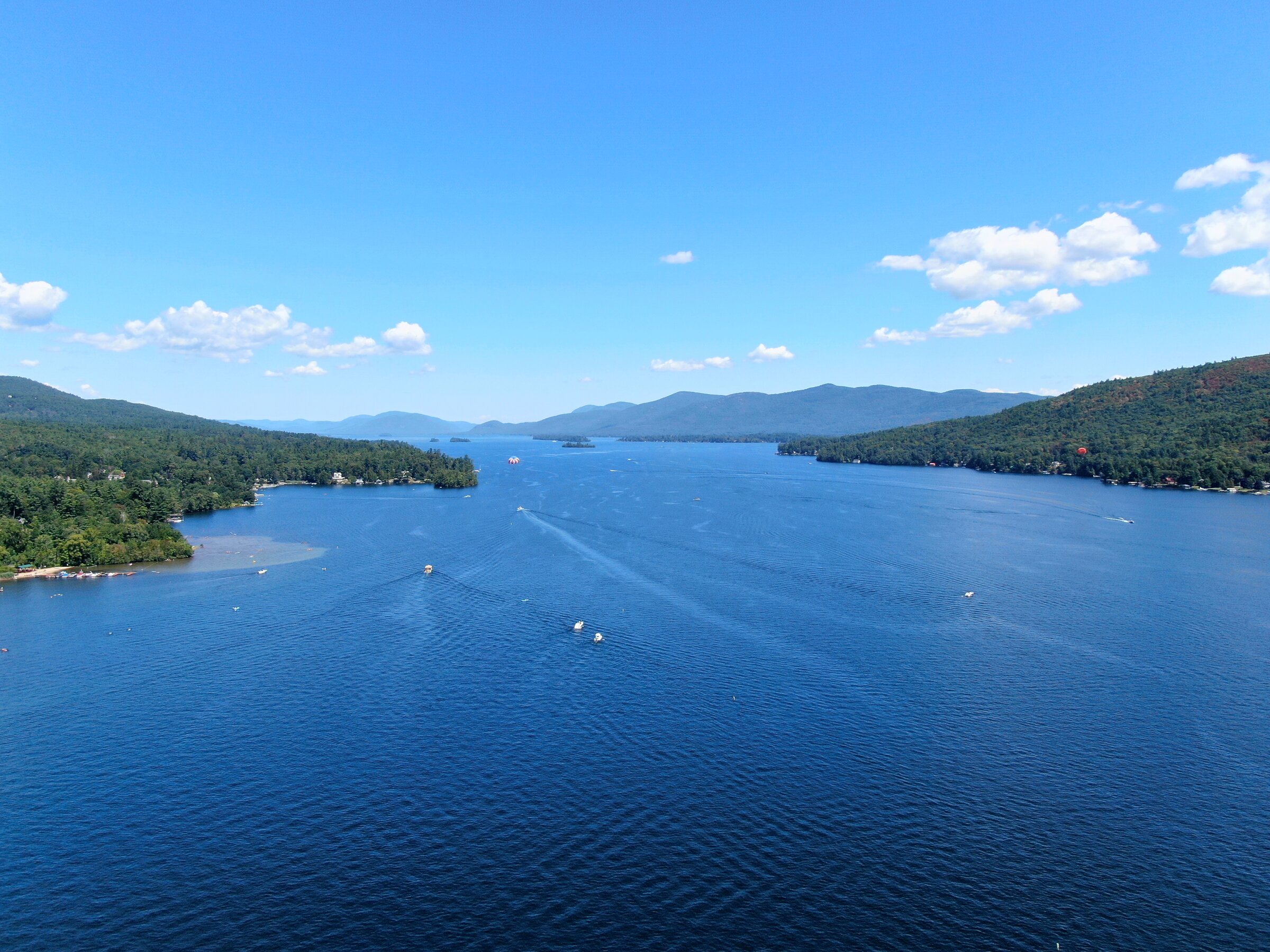 Lake George from above