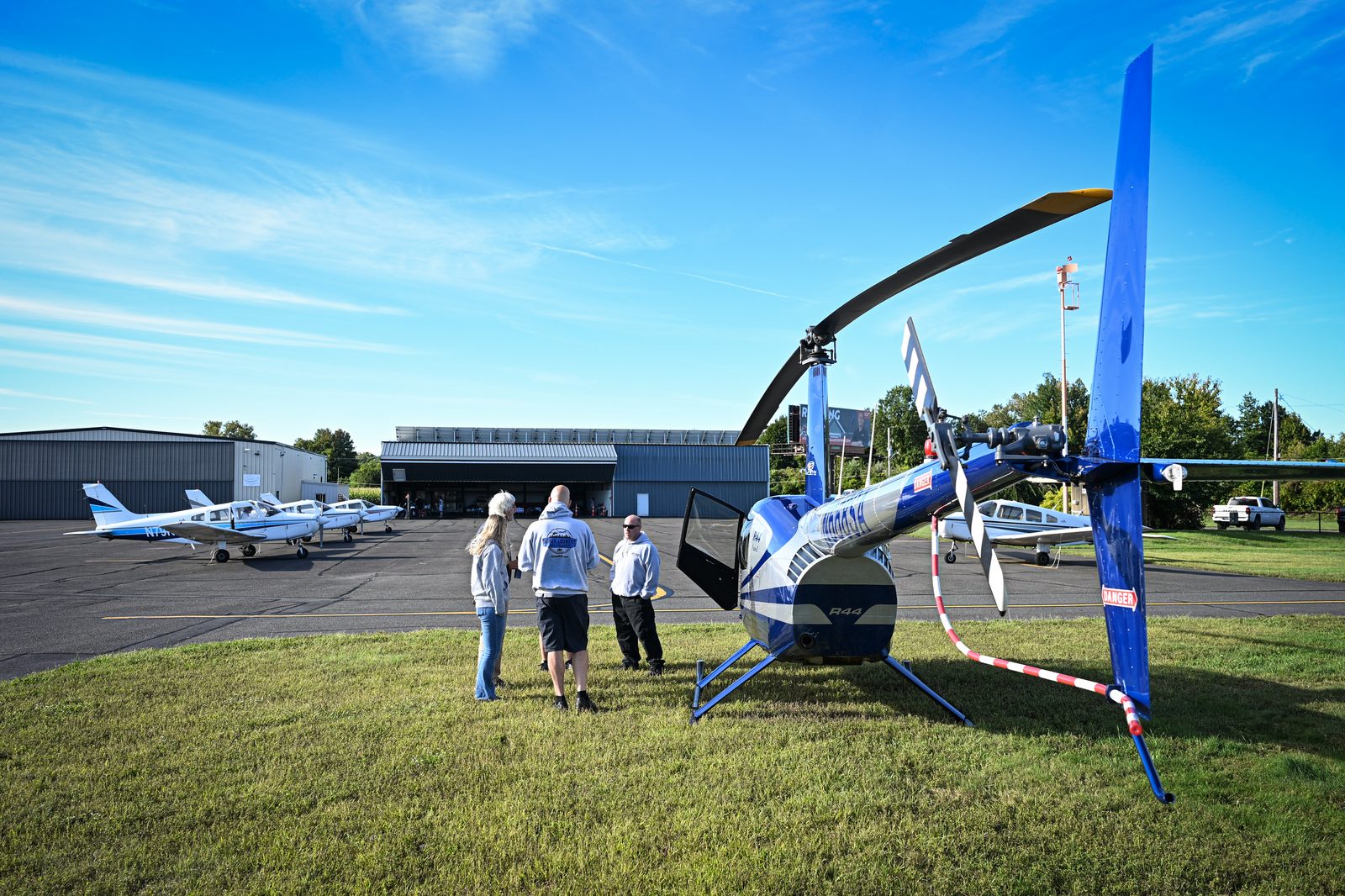 Arriving for a Discovery Flight